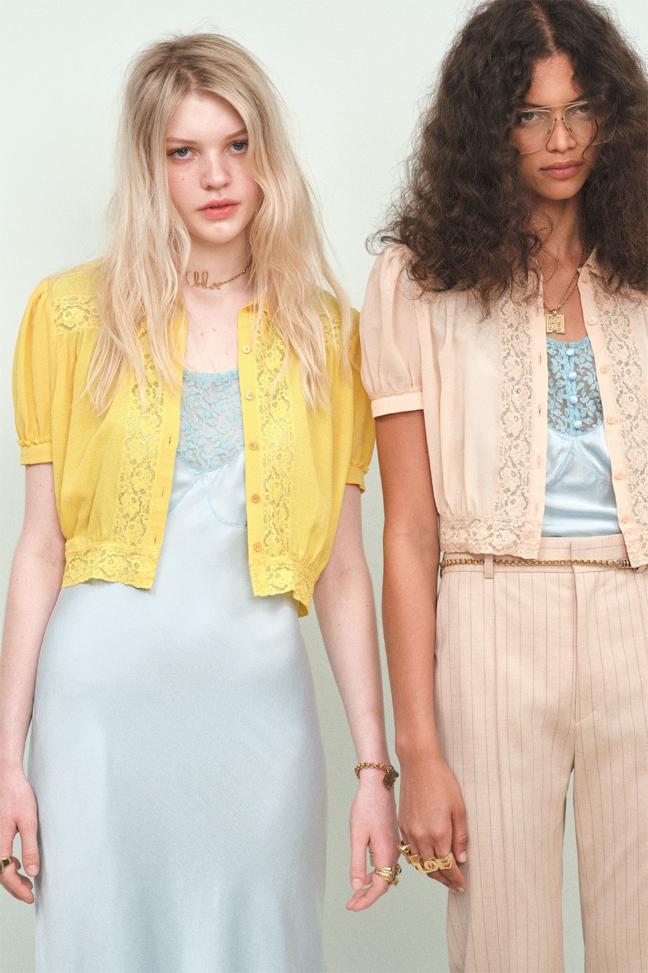 chloe, fashion, clothes, Alexa chung, chemena kamali, lace, slip dresses, lingerie, models, campaigns, resort, cruise, spring