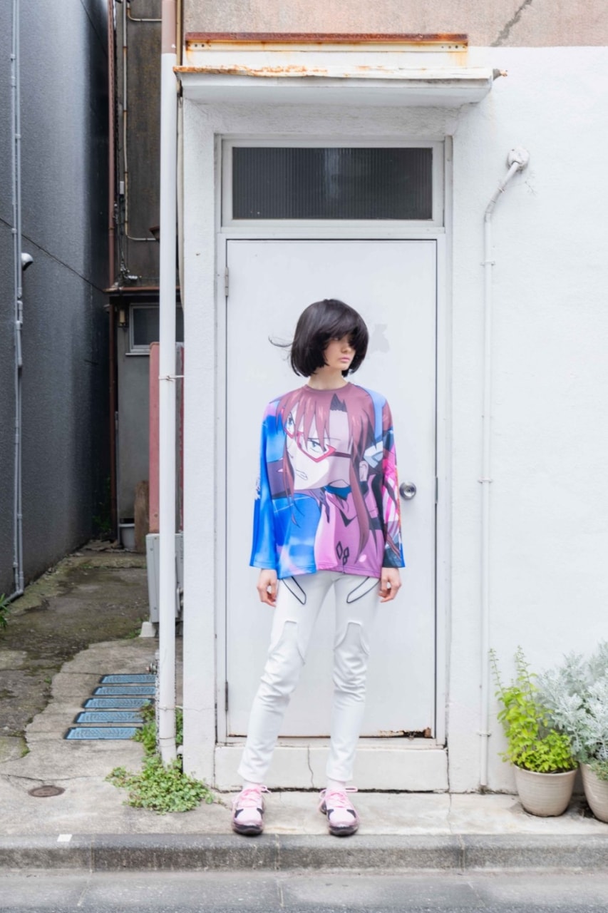 MIKIOSAKABE's, Mikio Sakabe, Evangelion, anime, fashion, bags, shoes, accessories, models, campaigns, collections