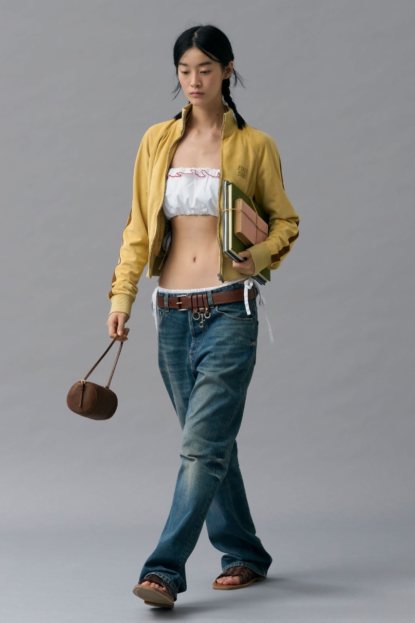 miu miu, denim, jeans, collection, selection, models, fashion, vintage, nineties, fashion, campaigns