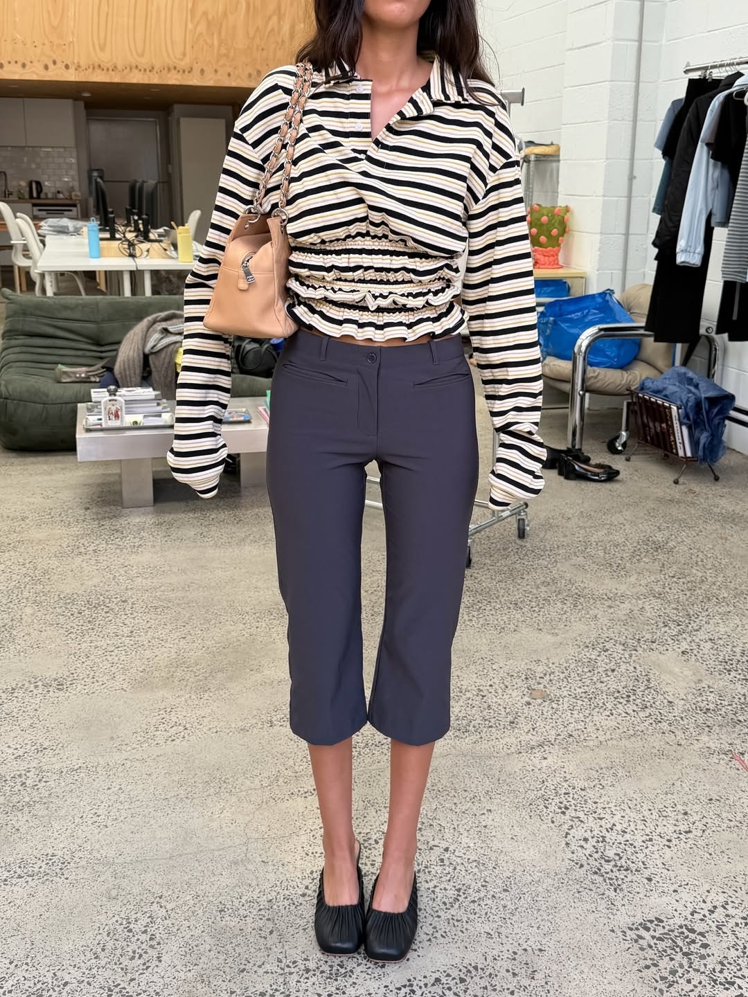 scarlet and sam, australian brand, y2k, bomber jacket, wedges, scrunching, ruching tshirt,