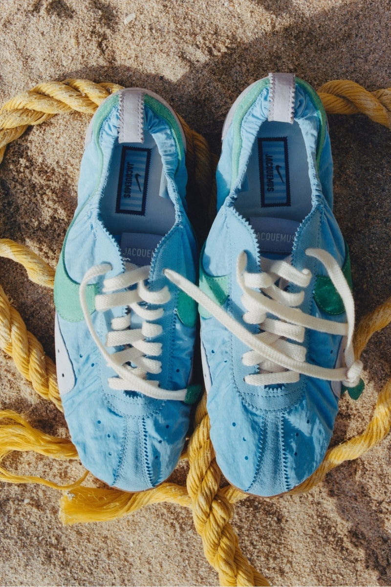Jacquemus, Simon Porte Jacquemus, Nike, Sneakers, Nike Moon Shoe, Footwear News, collaborations, Fashion, Luxury Fashion, French Fashion, Sneaker News, Sneaker Drops