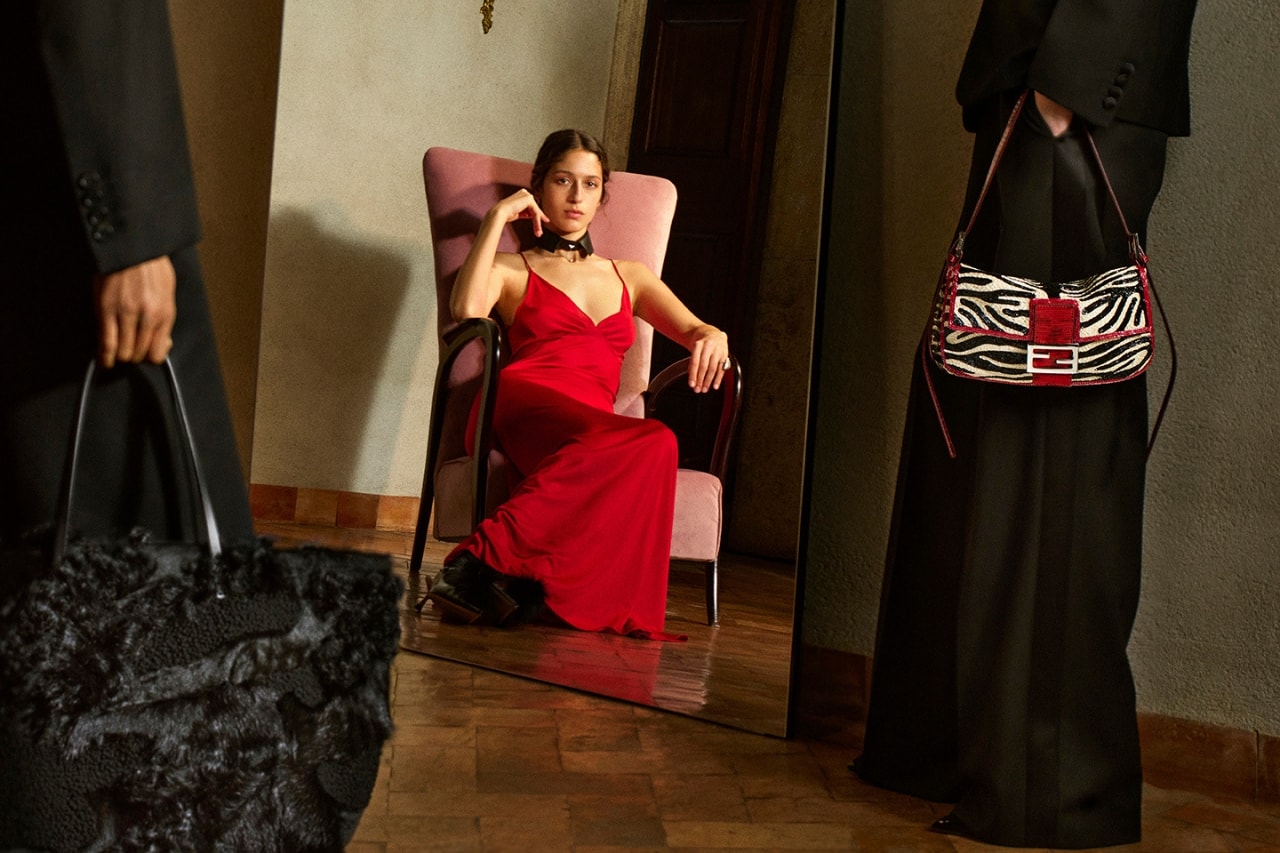 Maria Grazia Chiuri, fendi, fw26, campaigns, photography, shoots, models, clothes, fashion, handbags, baguette bag