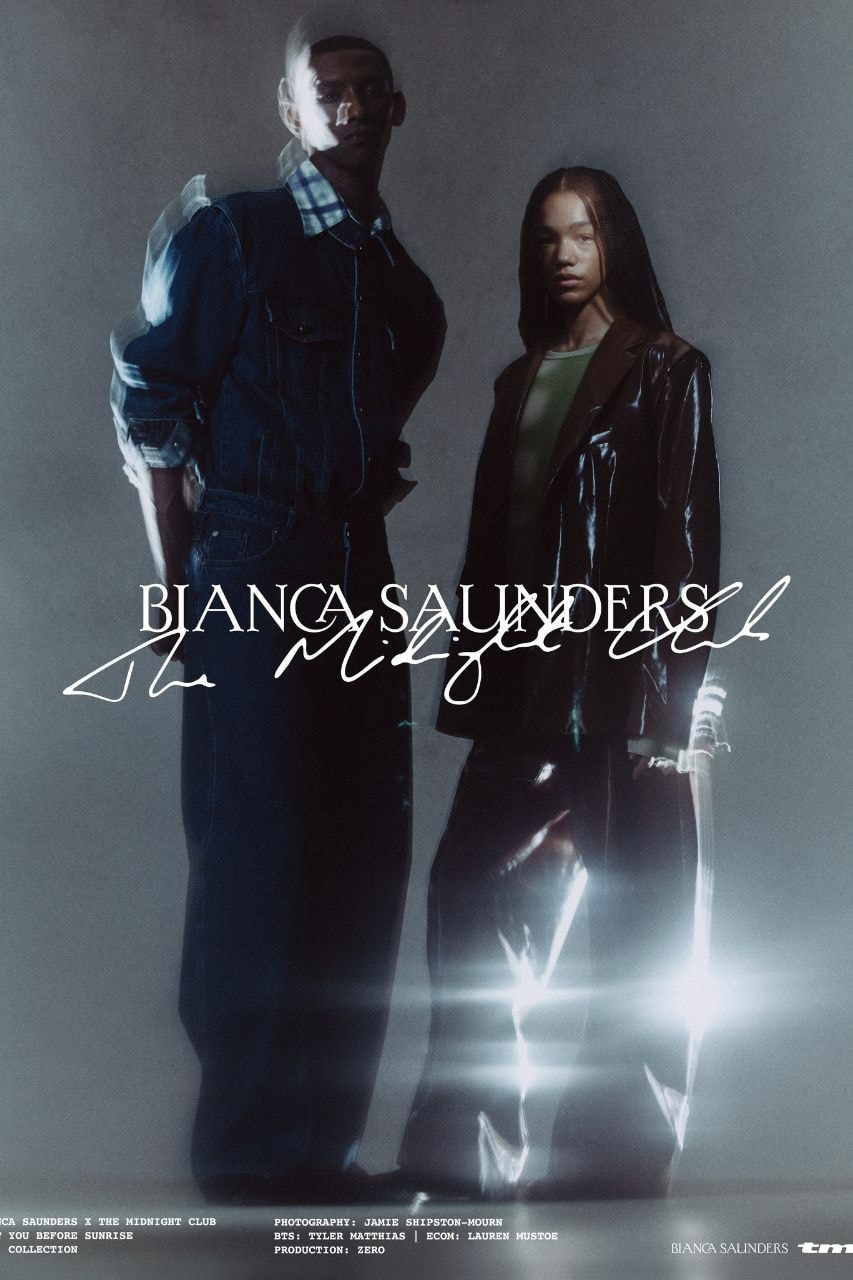 Bianca Saunders, The Midnight Club, Spring/Summer 2027, SS27, Campaigns, Collaborations, Fashion, 