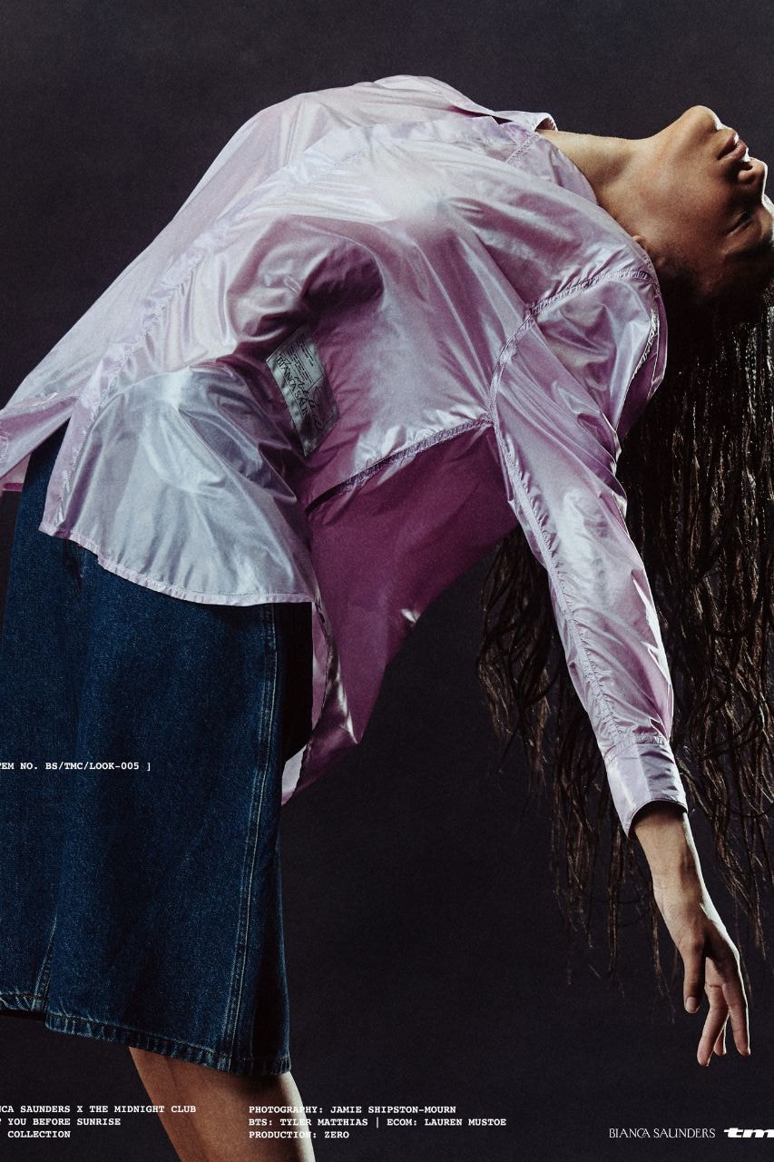 Bianca Saunders, The Midnight Club, Spring/Summer 2027, SS27, Campaigns, Collaborations, Fashion, 