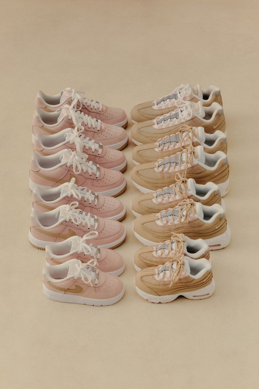 Kith, Nike, Collaborations, Sneakers, Air Force 1, Air Max 95, Pink Sneakers, Linen Collection, Sneaker Drops, Sneaker News, Footwear