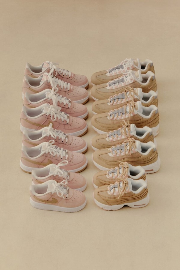 Kith, Nike, Collaborations, Sneakers, Air Force 1, Air Max 95, Pink Sneakers, Linen Collection, Sneaker Drops, Sneaker News, Footwear