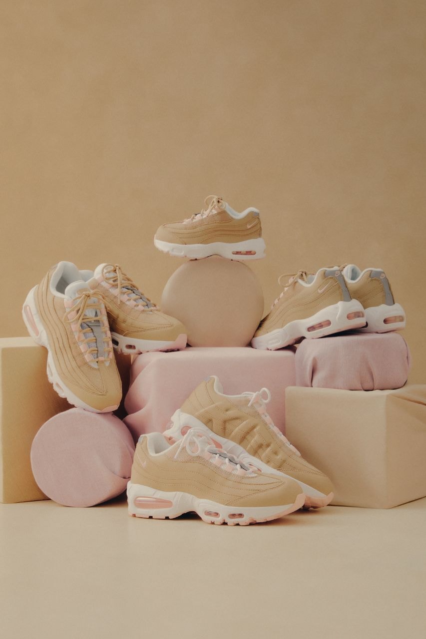 Kith, Nike, Collaborations, Sneakers, Air Force 1, Air Max 95, Pink Sneakers, Linen Collection, Sneaker Drops, Sneaker News, Footwear