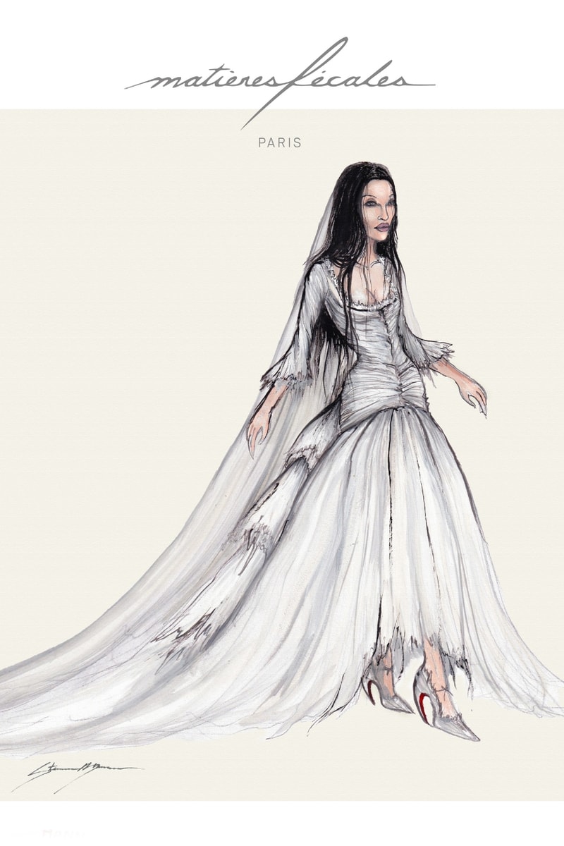 gabbriette bechtel, matty healy, the 1975, wedding, wedding dress, married, first look