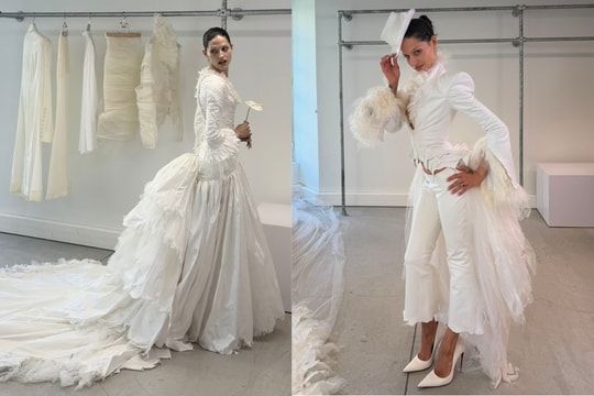 We Got a Closer Look at All of Gabbriette's Wedding Looks