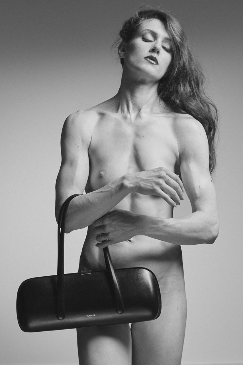 mugler, handbags, accessories, campaigns, bodybuidler, models, nudes, photography