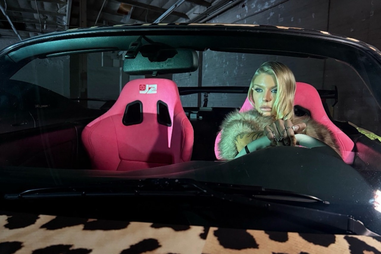 I.AM.GIA, collaborations, artist, t-rex, collections, clothes, bikinis, models, Angelyne, Yume, Baby Afrika, Sophie Saint, Isis Madilyn, Chloe Spence, Tanya, Pallister