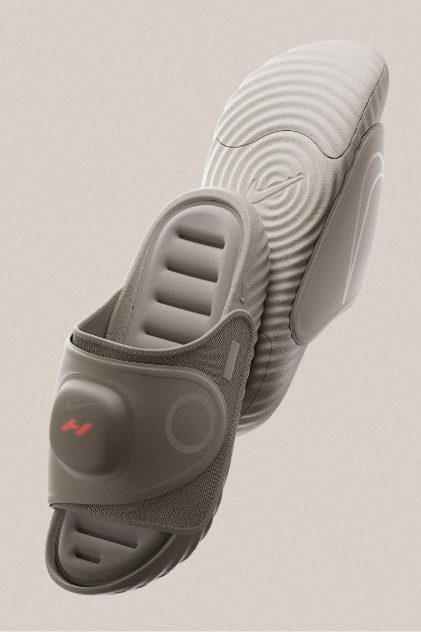 Nike, Hyperice, Sports, Athletes, recovery, Wellness, heat therapy, Slides, footwear, Footwear news, footwear drops, collaborations, fashion, sports technology, massage therapy, massage slides