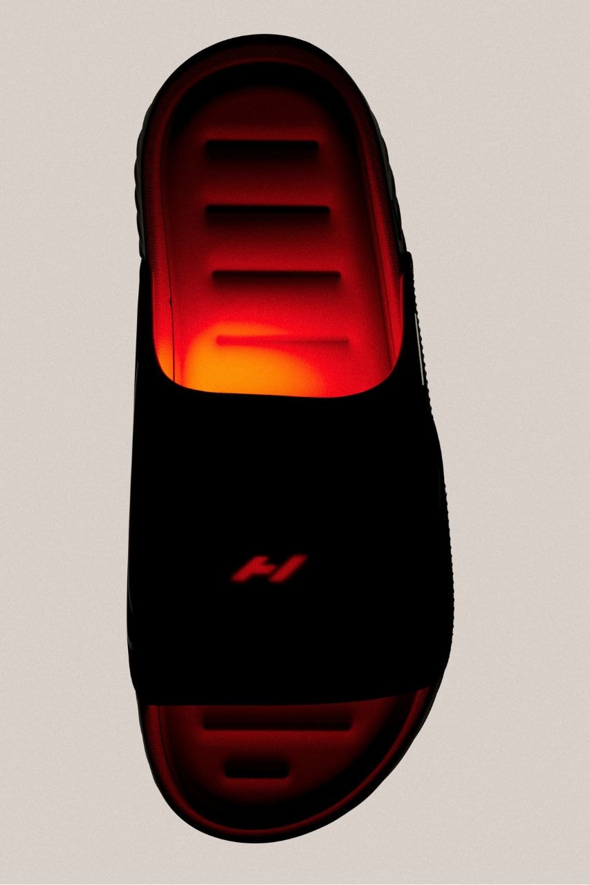 Nike, Hyperice, Sports, Athletes, recovery, Wellness, heat therapy, Slides, footwear, Footwear news, footwear drops, collaborations, fashion, sports technology, massage therapy, massage slides