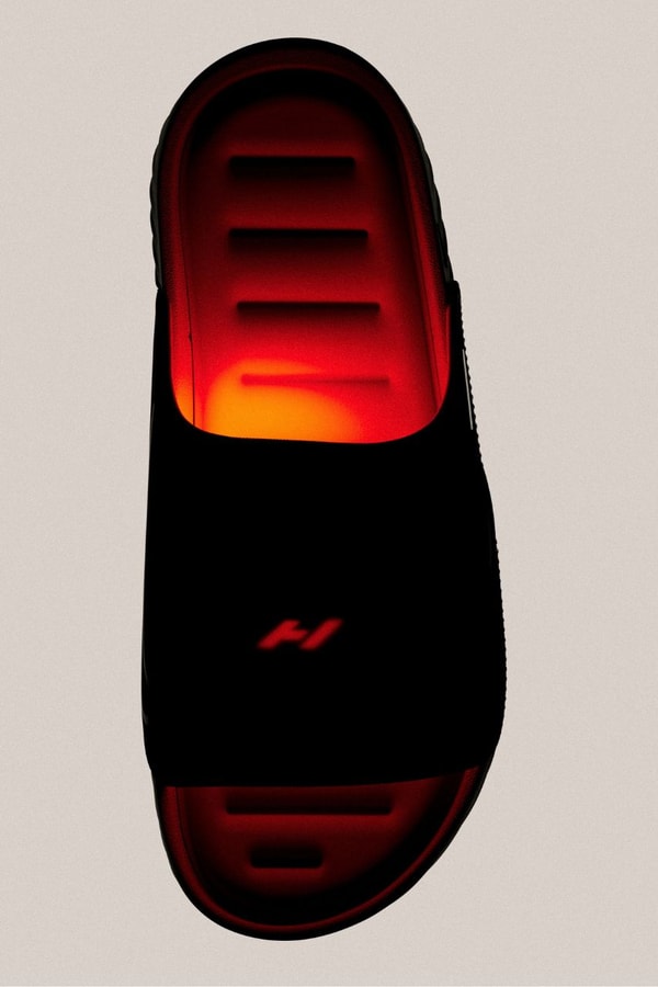 Nike, Hyperice, Sports, Athletes, recovery, Wellness, heat therapy, Slides, footwear, Footwear news, footwear drops, collaborations, fashion, sports technology, massage therapy, massage slides