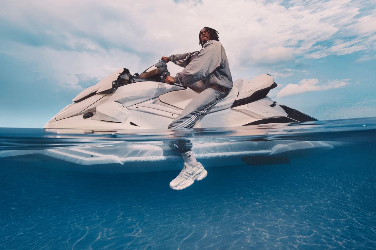 Pharrell Williams, Adidas, Adidas Originals, VIRGINIA Adistar Jellyfish, Adistar Jellyfish, Adistar, Sneakers, Sneaker news, Sneaker Drops, Footwear News, Fashion, Collaborations, Jeremiah Smith, Football, Campaigns