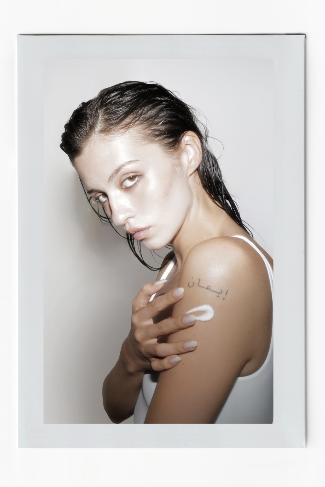 paris brand skincare, glow hand cream, mosquito protection, flies, summer, white tube, red logo