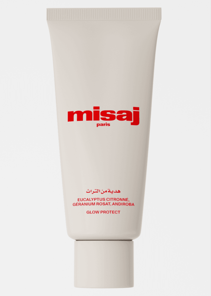 paris brand skincare, glow hand cream, mosquito protection, flies, summer, white tube, red logo