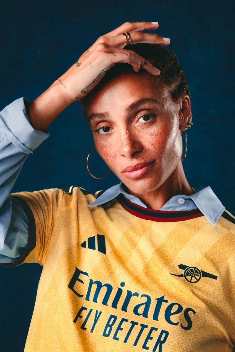 arsenal, adidas, adwoa aboah, Alessia Russo, football, football kit, jersey, Martin Zubimendi, Steph Catley, Noni Madueke