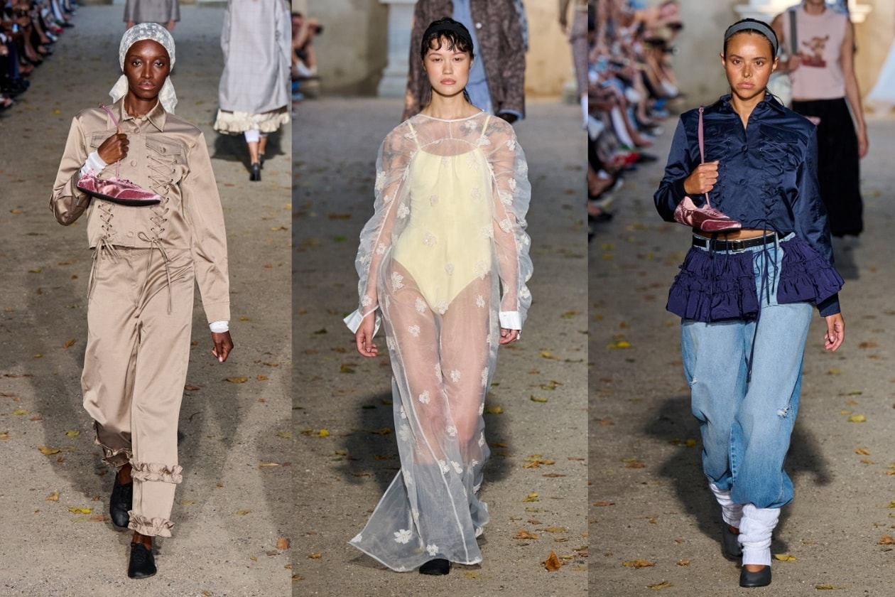 copenhagen, runway. denmark, models, sheer, lace dresses, turquoise, alana hadid, aquamarine