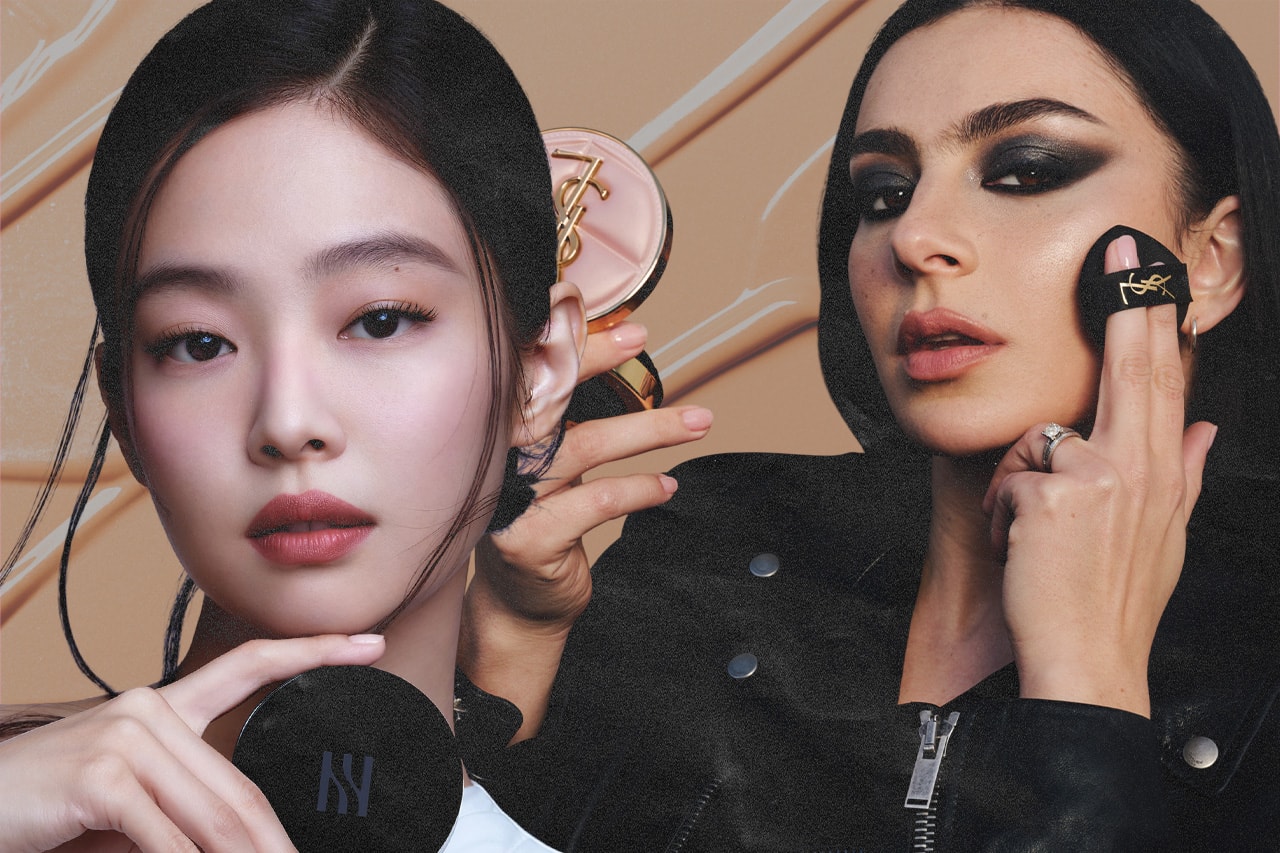 Cushion Foundations, Jennie, Charli XCX, YSL Beauty, K-Beauty, Korean Skincare, Makeup, Trends