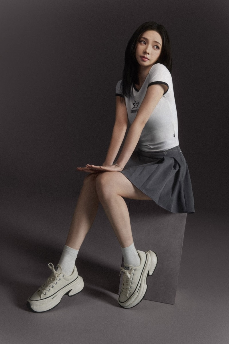 karina, aespa, converse, chuck 70 X, sneakers, shoes, footwear, campaigns, fashion, k-pop, Run Star Crush
