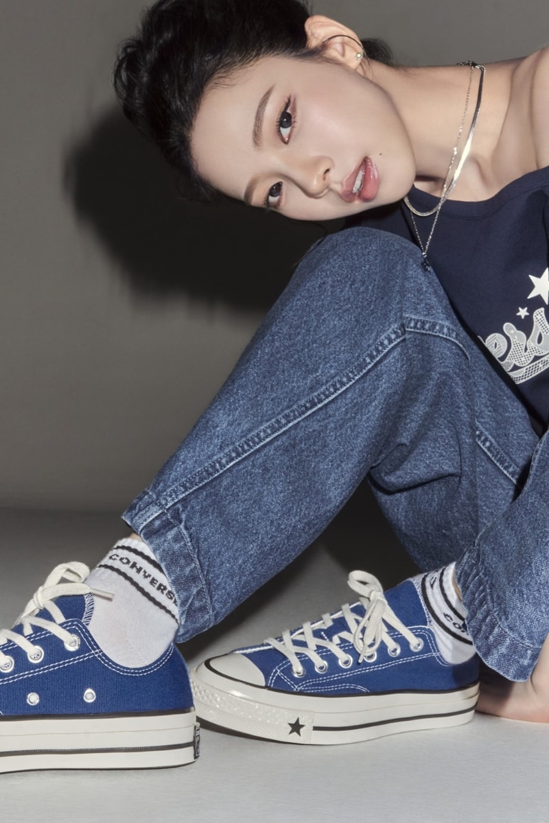 karina, aespa, converse, chuck 70 X, sneakers, shoes, footwear, campaigns, fashion, k-pop, Run Star Crush