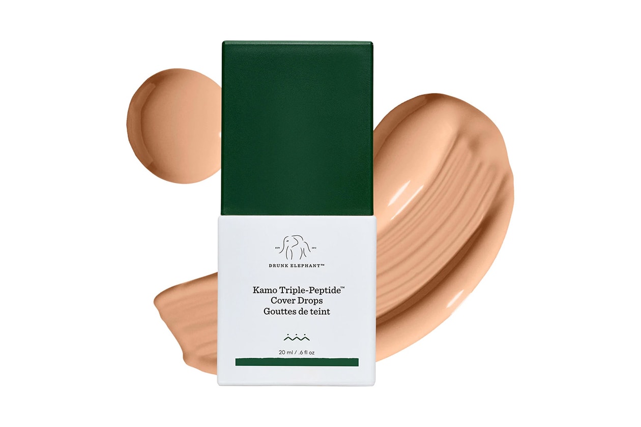 Drunk Elephant Kamo Triple-Peptide Cover Drops, Review, Makeup, Skincare, mga Foundation, mga Skin Tint