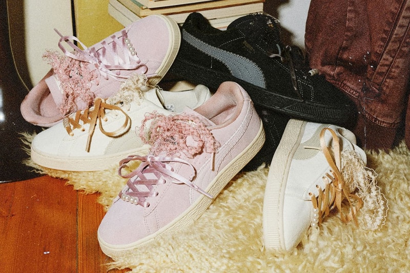 PUMA, Sneakers, Footwear, PUMA Suede, PUMA Suede Bloom, New Sneakers, Sneaker Drops, Sneaker News, Footwear News, pink Sneakers, Fashion