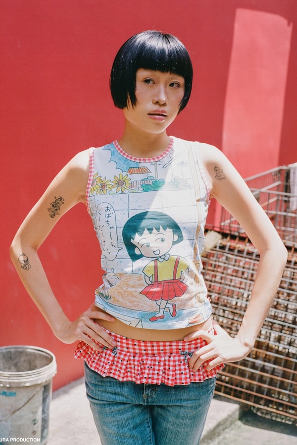 Chibi Maruko-chan, japan, anime, Strawberry Western, clothes, kawaii, fashion, campaigns, collections