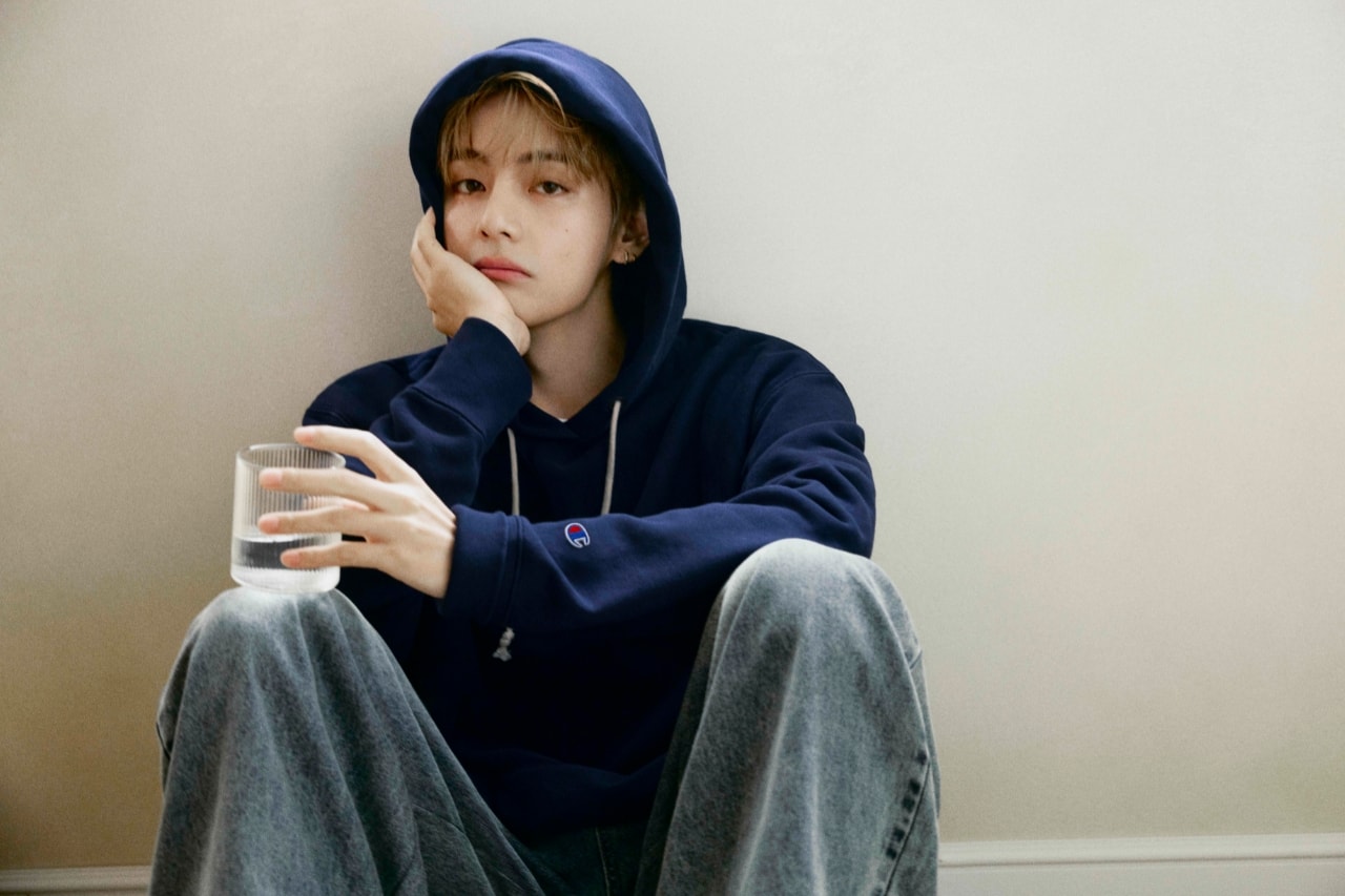 bts, v, Taehyung, Romeo beckham, campaigns, hoodie, fashion, clothing, collaborations, celebrity