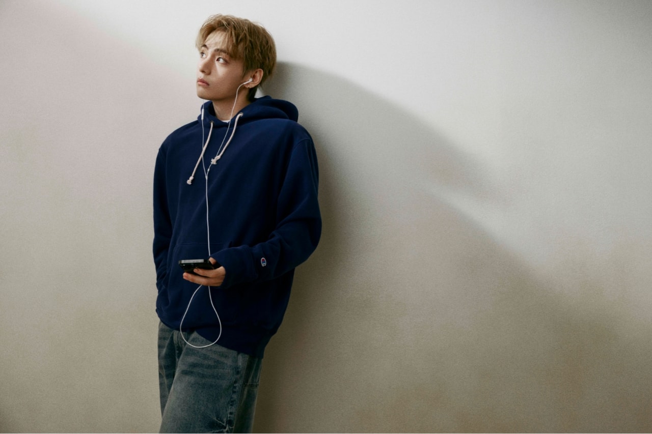 bts, v, Taehyung, Romeo beckham, campaigns, hoodie, fashion, clothing, collaborations, celebrity