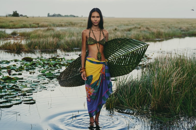 farm rio, rip curl, brazil, amazon rainforest, bikini, swimwear, model, surfing