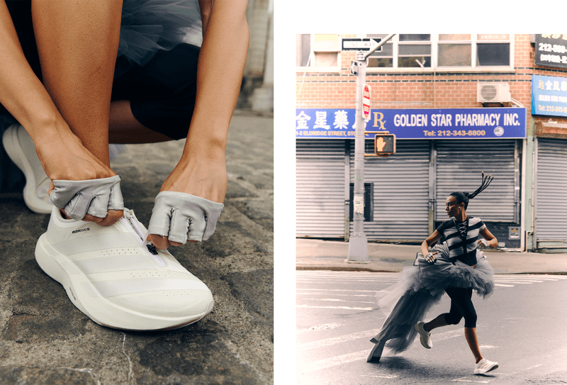 Miss Claire Sullivan Claire Sullivan Adidas Adidas Adizero EVO SL Zip Running Shoes Sneakers Sports Couture Couturiers Designers Fashion Atelier