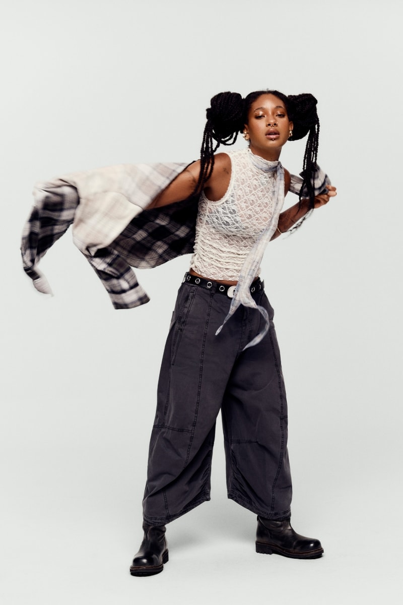 willow smith, free people, clothes, fashion, campaigns, jackets, musician, model