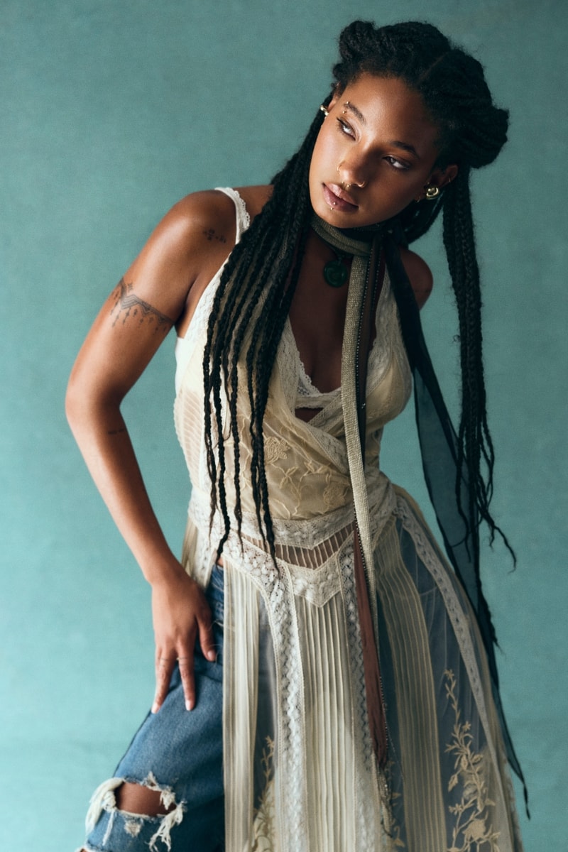 willow smith, free people, clothes, fashion, campaigns, jackets, musician, model