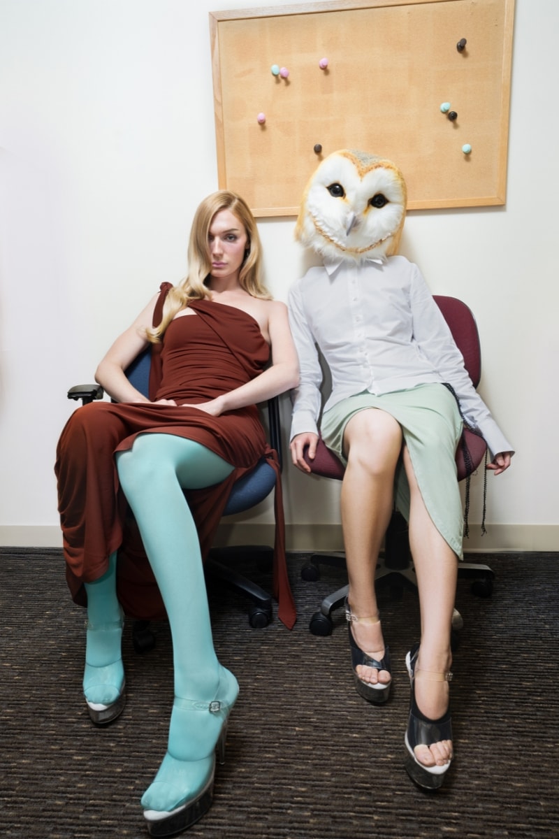 Tyler McGillivary, artemis, collection, fashion, campaign, models, clothes, surreal, owl