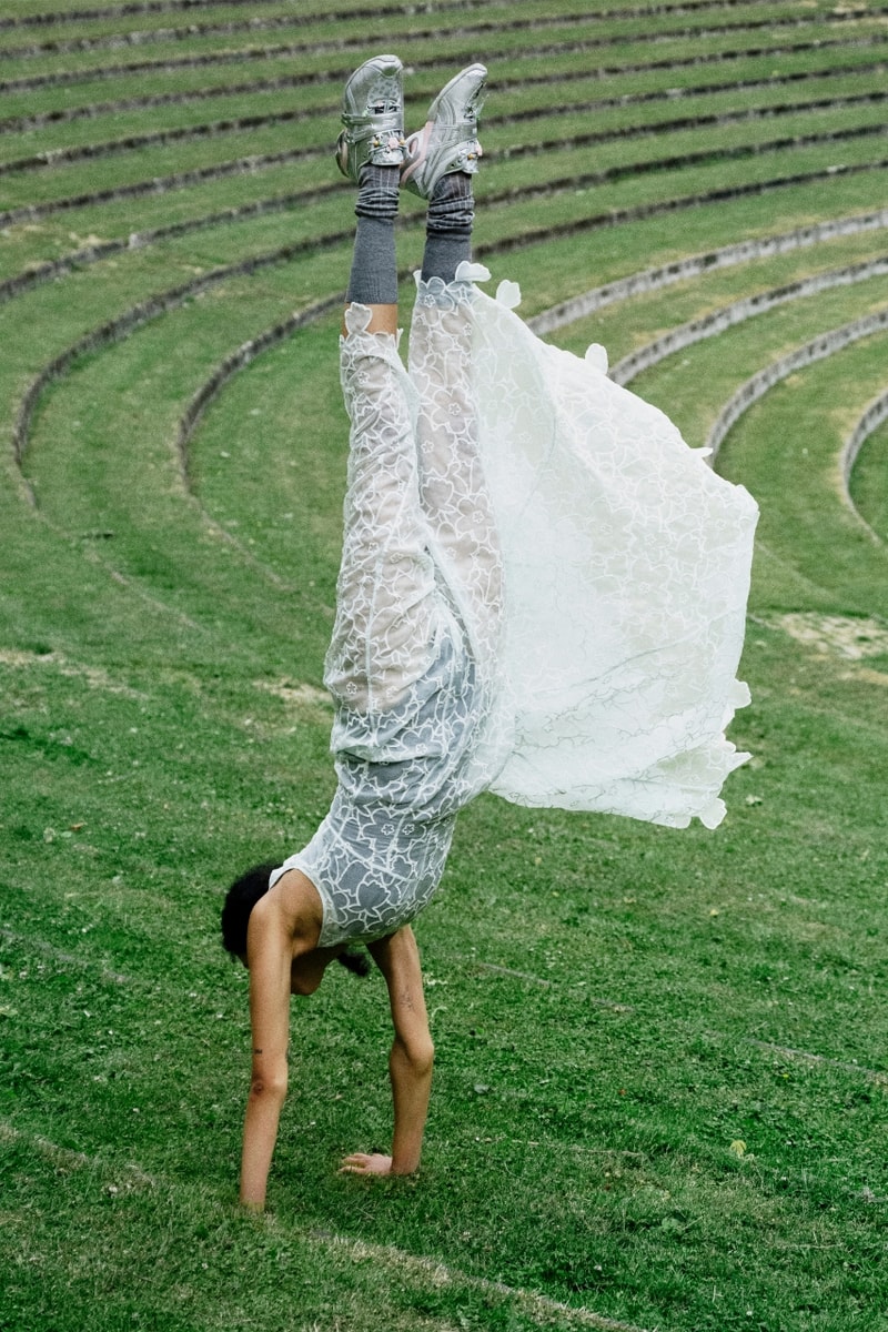 Cecilie Bahnsen, ASICS, sneakers, trainers, shoes, footwear, GEL-KINETIC, flowers, charms