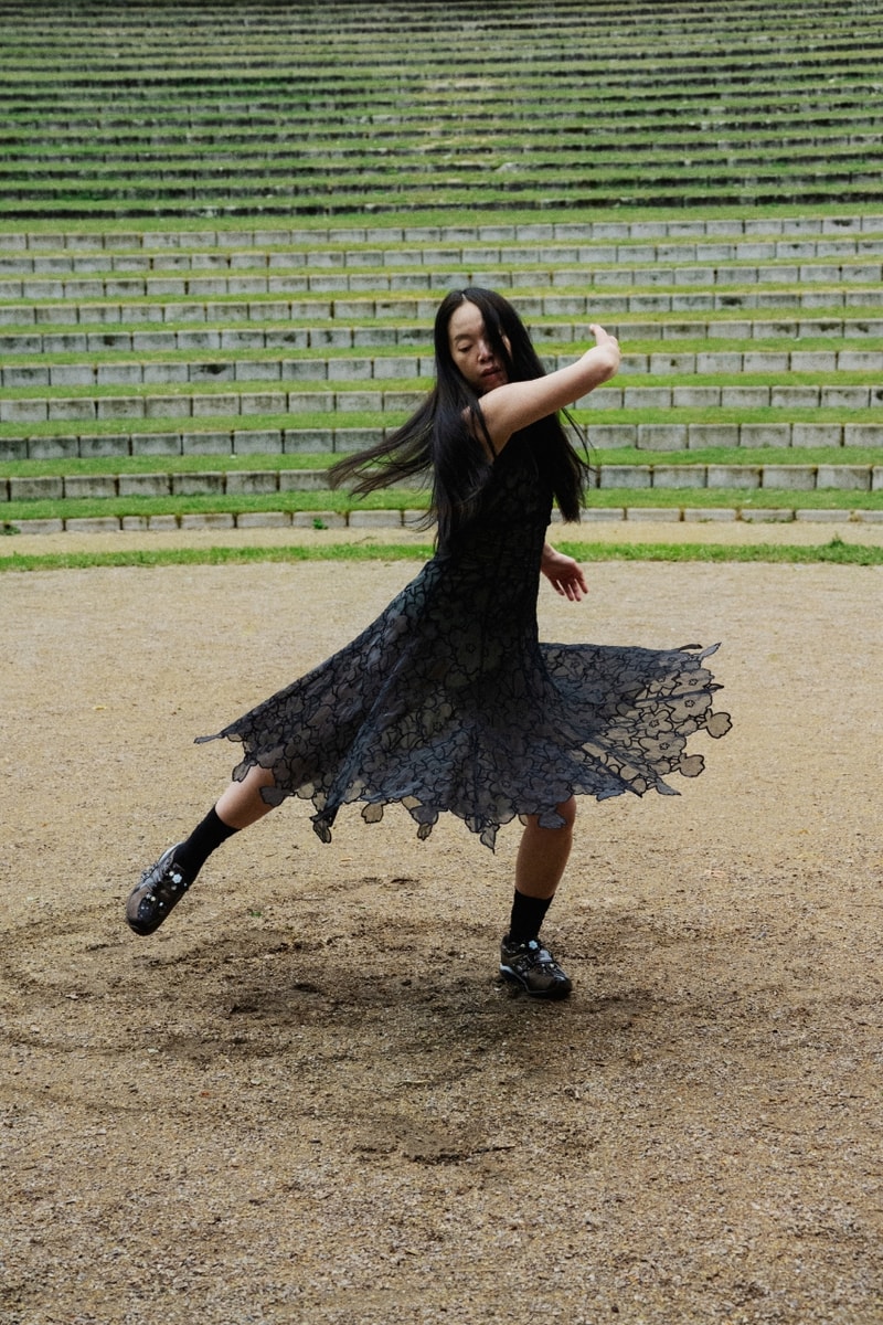 Cecilie Bahnsen, ASICS, sneakers, trainers, shoes, footwear, GEL-KINETIC, flowers, charms