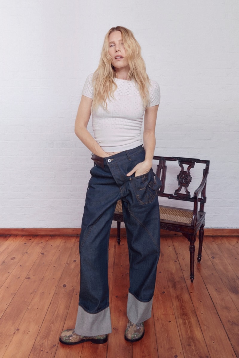 jw anderson, jonathan anderson, denim, jeans, fashion, clothes, campaign, Dree Hemingway