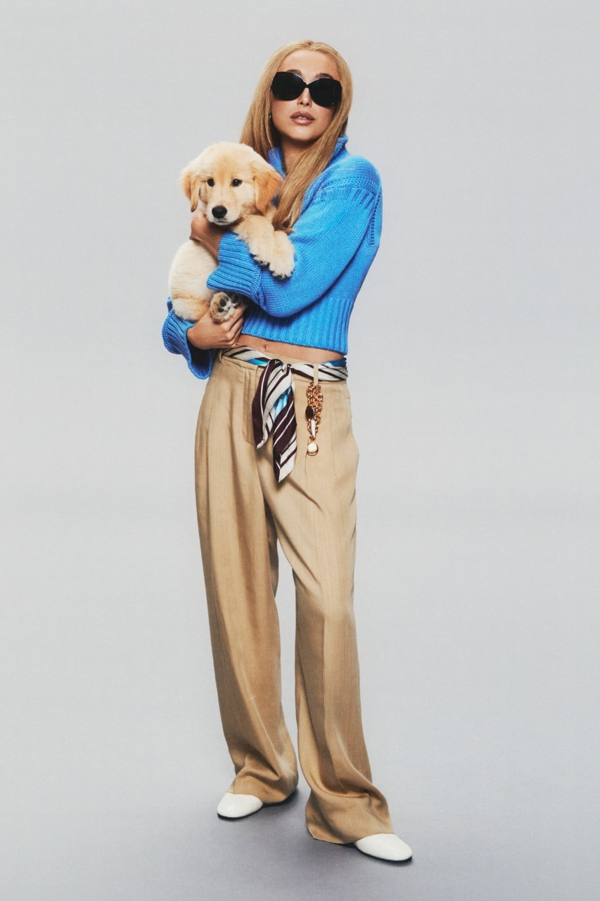Emma Chamberlain, J.Crew, campaigns, fashion, clothes, knitwear, rollneck, sweater