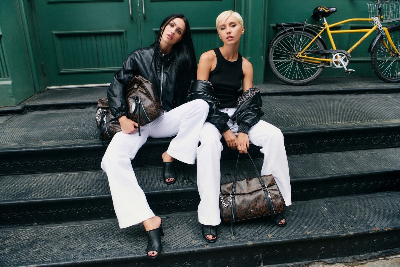Iris Law, Amelia Gray, DKNY, New York, Fall 2026, Campaigns, Models, Fashion, Fur Coats, Handbags, Leather Jackets, Fall Fashion, Outerwear, Knitwear, Boots, Leather