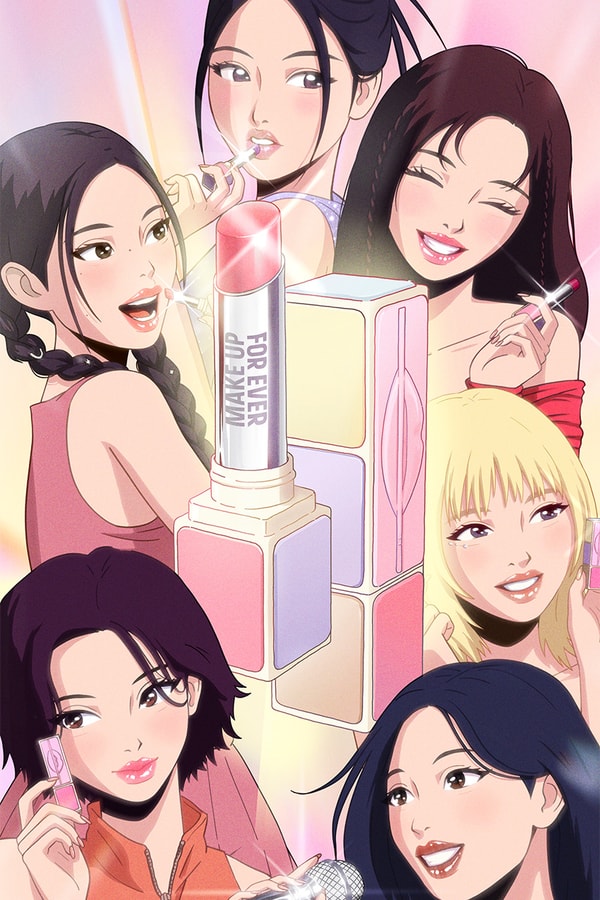 Make Up For Ever, NMIXX, Lily, Haewon, Sullyoon, Bae, Jiwoo, Kyujin, Artist Colorglow Lip Balm, Campaigns, Lip Balms, Makeup