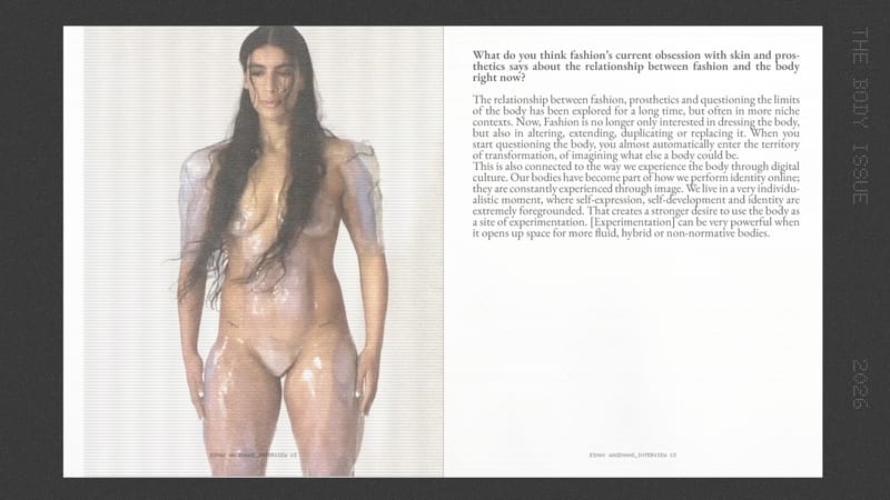 fashion expert, interview, trends, Esmay Wagemans, nude figure, bodies, prosthetics, skin, sevdaliva
