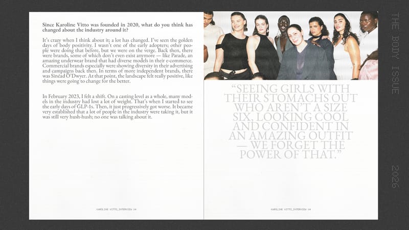 fashion expert, interview, trends, Karoline Vitto, models, plus-size, hips, lingerie, designer, london