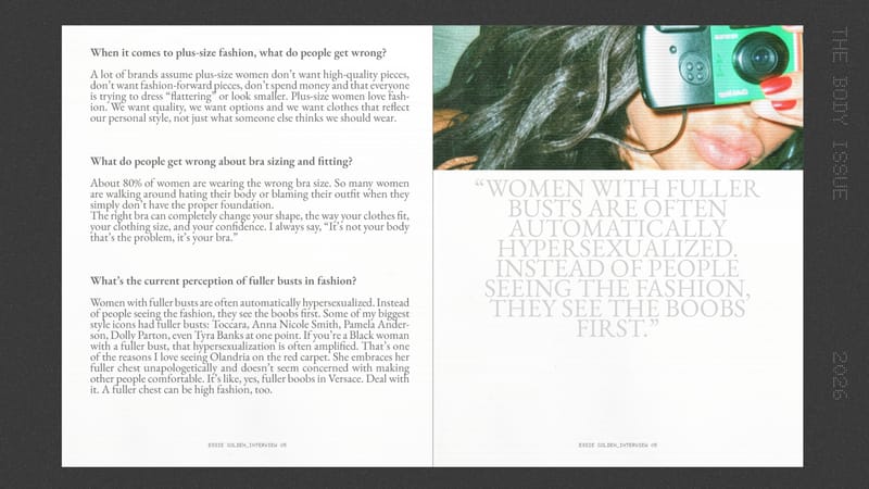 fashion expert, interview, trends, Essie Golden, bra, breasts, plus size, model, specialist, lingerie