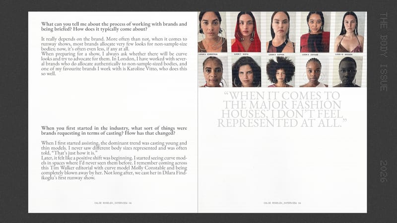fashion expert, interview, trends, Chloe Rosolek, models, casting, plus size, bra, skirt, underwear