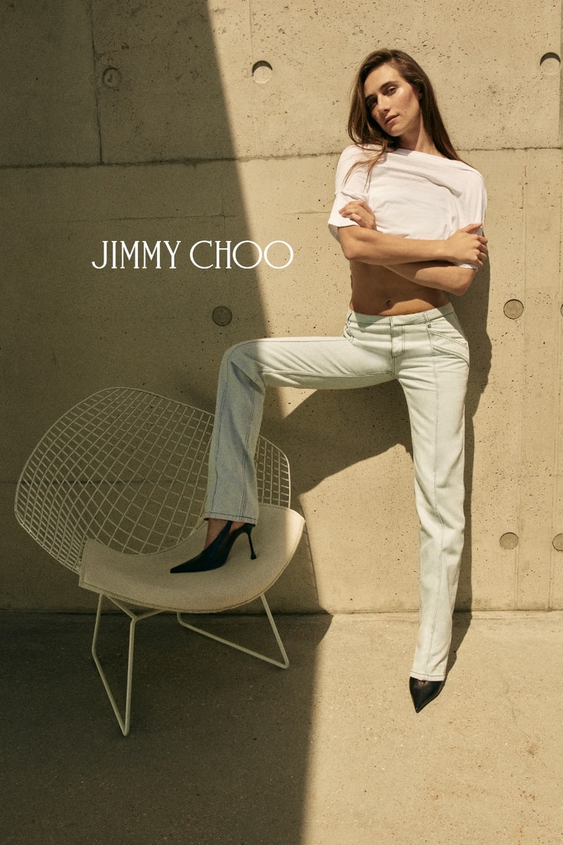 Devon Lee Carlson, Jimmy Choo, campaigns, shoes, bags, accessories, fashion