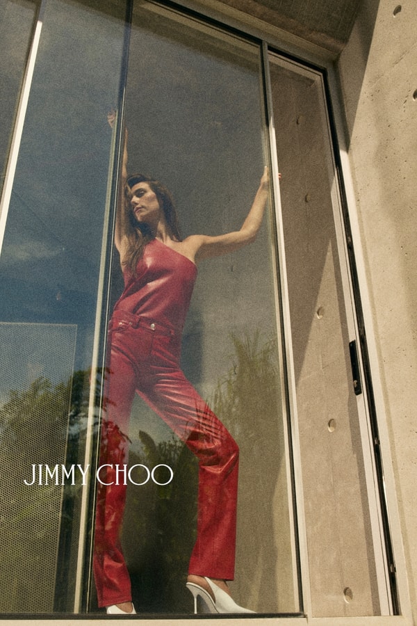Devon Lee Carlson, Jimmy Choo, campaigns, shoes, bags, accessories, fashion