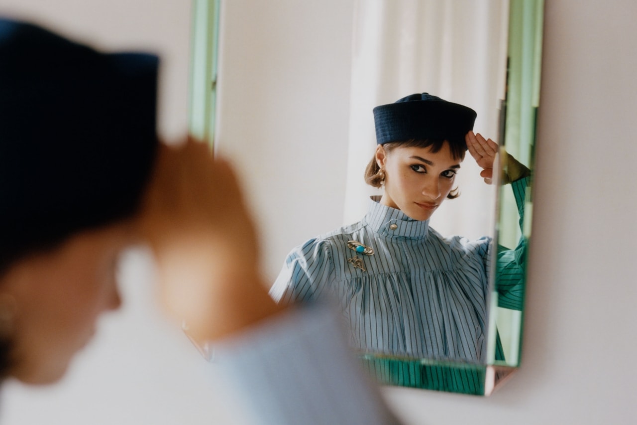 Damson Madder, fw26, collection, fashion, campaigns, movie, trailer, indie film, model, clothes, Mackenzie Thomas