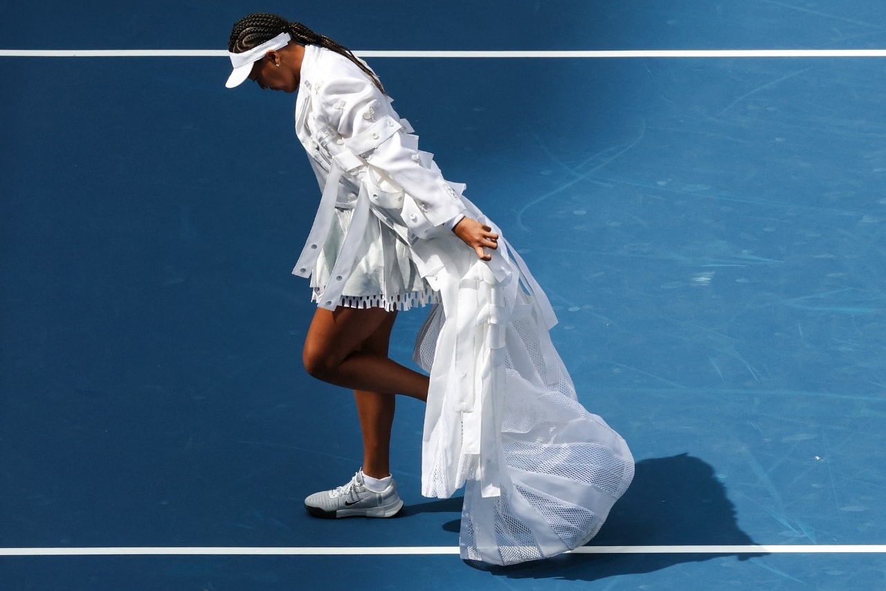Naomi Osaka, Fashion, tennis, US Open, Grand Slams, KidSuper, Nike, Tennis Kits, Monse, AMBUSH, Thom Browne, law Roach, Jacquemus